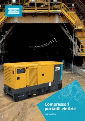 Compresoare de aer portabile - diesel, electrice, pe benzină Atlas Copco E-Air T900 