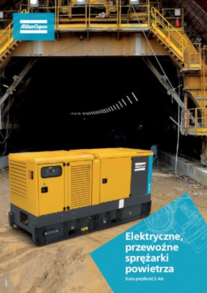 Compresoare de aer portabile - diesel, electrice, pe benzină Atlas Copco E-Air T900 