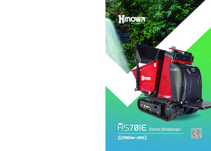 Dumpere Electrice pe Şenile Hinowa HS701E