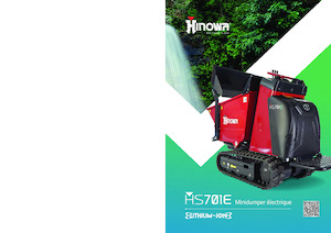 Dumpere Electrice pe Şenile Hinowa HS701E