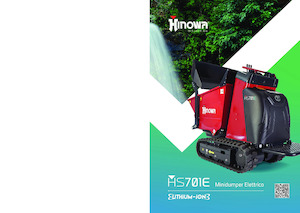 Dumpere Electrice pe Şenile Hinowa HS701E