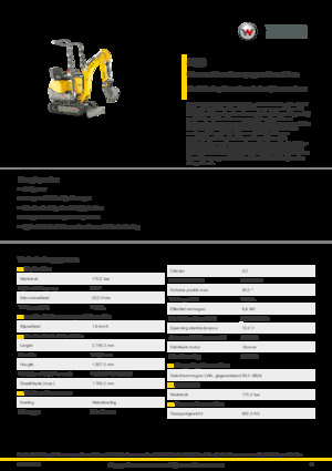 Excavatoare pe Șenile Electrice Wacker Neuson 803 dual power 