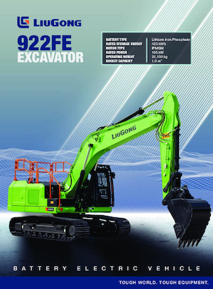 Excavatoare pe Șenile Electrice Liugong 922FELL