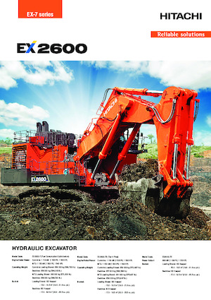 Excavatoare pe Șenile Electrice Hitachi EX2600-7E