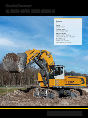 Excavatoare pe Șenile Electrice Liebherr R 980 SME-E