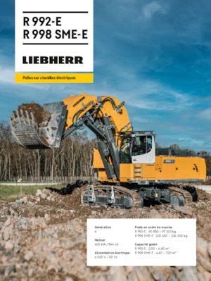 Excavatoare pe Șenile Electrice Liebherr R 992-E
