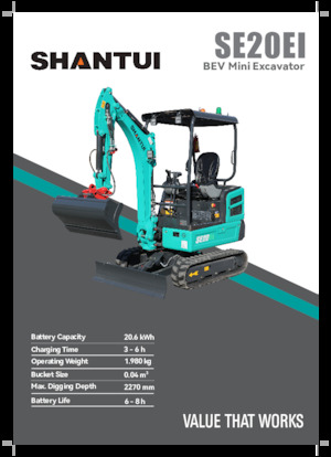 Excavatoare pe Șenile Electrice Shantui SE20Ei