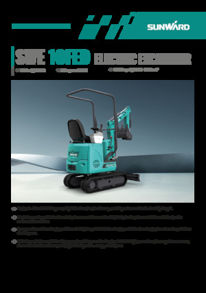 Excavatoare pe Șenile Electrice Sunward SWE10FED