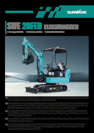 Excavatoare pe Șenile Electrice Sunward SWE20FED