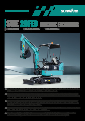 Excavatoare pe Șenile Electrice Sunward SWE20FED