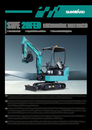 Excavatoare pe Șenile Electrice Sunward SWE20FED