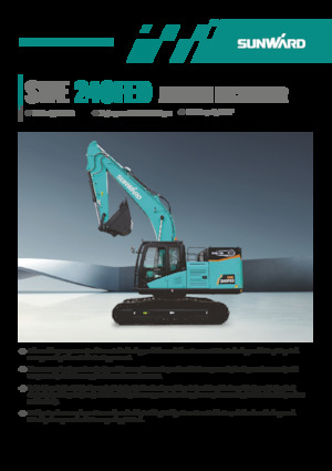 Excavatoare pe Șenile Electrice Sunward SWE240FED