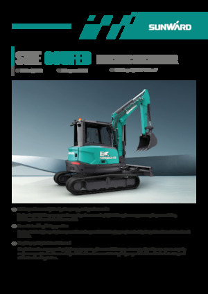 Excavatoare pe Șenile Electrice Sunward SWE60UFED