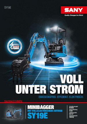Excavatoare pe Șenile Electrice Sany SY19E