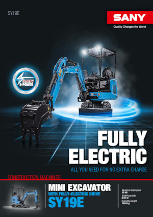 Excavatoare pe Șenile Electrice Sany SY19E