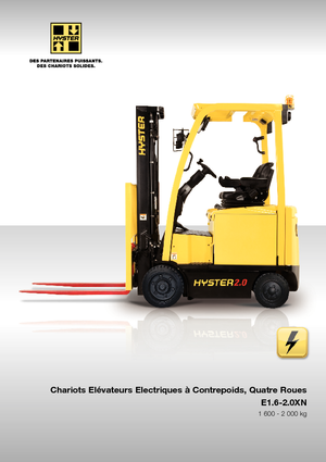 Stivuitoare frontale electrice Hyster E1.6XN