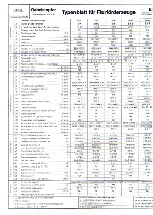 Stivuitoare frontale electrice Linde E 18 C
