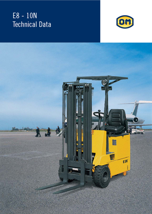 Stivuitoare frontale electrice OM-Pimespo E 8 N