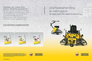 Șlefuitoare de beton Wacker Neuson CT 36-400 E