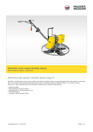 Șlefuitoare de beton Wacker Neuson CT 36-400 E