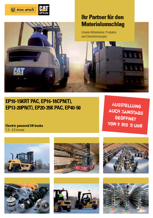 Stivuitoare frontale electrice Caterpillar EP35K PAC