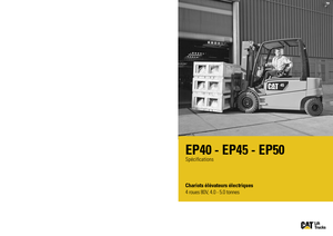 Stivuitoare frontale electrice Caterpillar EP50