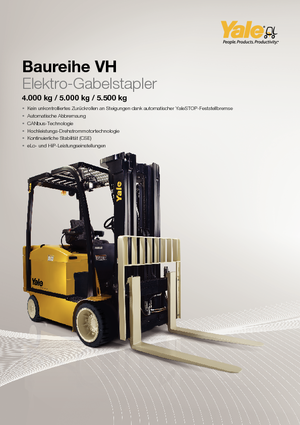 Stivuitoare frontale electrice Yale ERC40VH