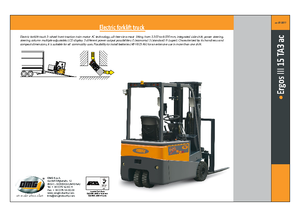 Stivuitoare frontale diesel OMG Ergos III 15 TA 3 ac