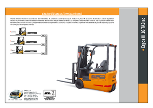 Stivuitoare frontale electrice OMG Ergos III 16 TA 3