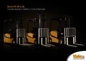 Stivuitoare frontale electrice Yale ERP 18 VF