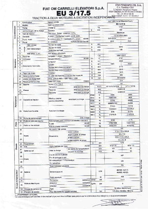 Stivuitoare frontale electrice OM-Pimespo EU 3-17,5