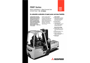 Stivuitoare frontale electrice Mitsubishi FB 20 NT ac