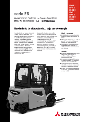 Stivuitoare frontale electrice Mitsubishi FB45