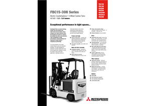 Stivuitoare frontale electrice Mitsubishi FBC 25 N