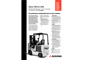Stivuitoare frontale electrice Mitsubishi FBC 25 N