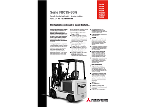 Stivuitoare frontale electrice Mitsubishi FBC 25 N
