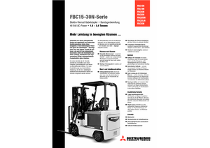 Stivuitoare frontale electrice Mitsubishi FBC 25 N