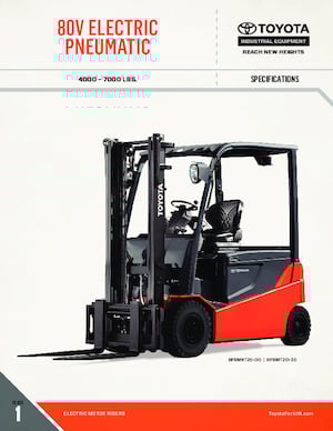 Stivuitoare frontale electrice Toyota 05-8FBM30T