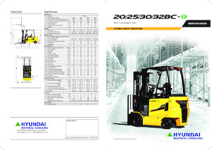 Stivuitoare frontale electrice Hyundai 20BC-9