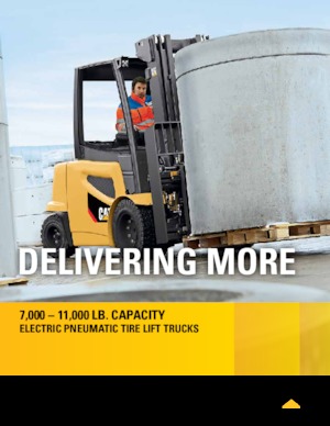Stivuitoare frontale electrice Caterpillar 2EP10000