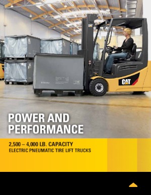 Stivuitoare frontale electrice Caterpillar 2ET3000