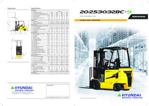 Stivuitoare frontale electrice Hyundai 32BC-9