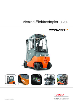 Stivuitoare frontale electrice Toyota 8 FBM 18T 