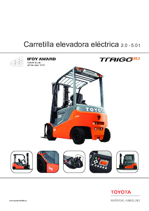 Stivuitoare frontale electrice Toyota 8 FBMT 30