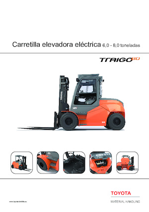 Stivuitoare frontale electrice Toyota 9 FBH 80T 