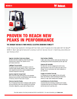 Stivuitoare frontale electrice Bobcat BC18S-5