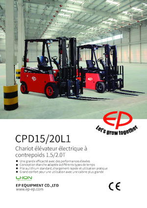 Stivuitoare frontale electrice EP CPD15L1