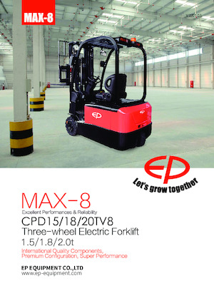 Stivuitoare frontale electrice EP CPD18TV8