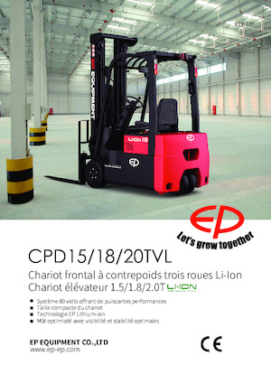 Stivuitoare frontale electrice EP CPD20TVL