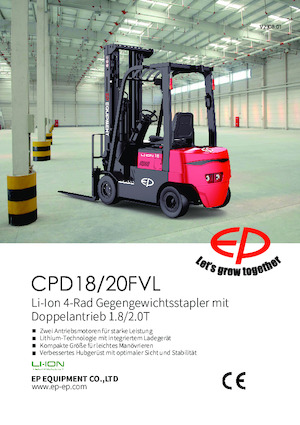 Stivuitoare frontale electrice EP CPD20FVL